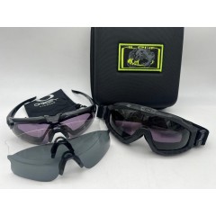 Тактические ударопрочные очки OAKLEY Alpha 2в1